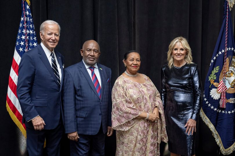 Le President AZALI Assoumani et son épouse, ont répondu à l’invitation du Président des Etats-Unis